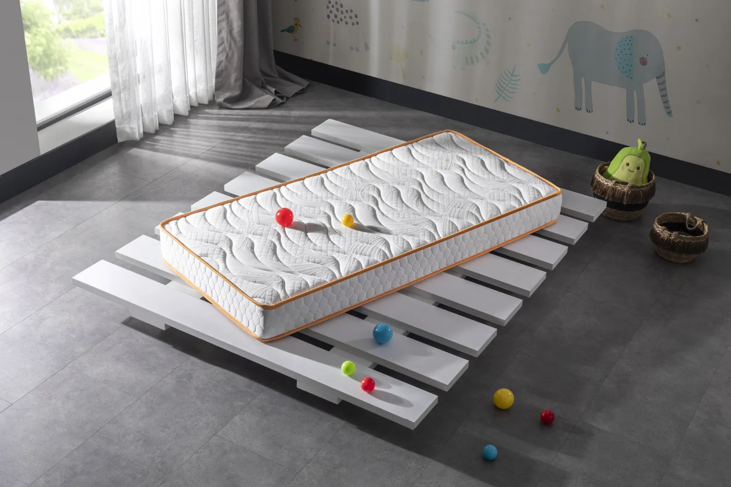 BED19 Full Ortopedik Pamuklu Bebek Yatağı
